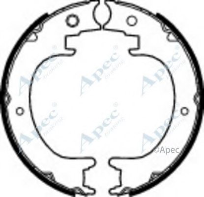 APEC braking SHU752 Brake Shoe